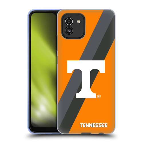 University Of Tennessee UTK University Of Tennessee Knoxville Stripes Soft Gel Case for Samsung Galaxy A03 (2021)