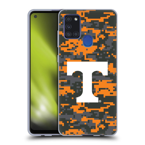 University Of Tennessee UTK University Of Tennessee Knoxville Digital Camouflage Soft Gel Case for Samsung Galaxy A21s (2020)