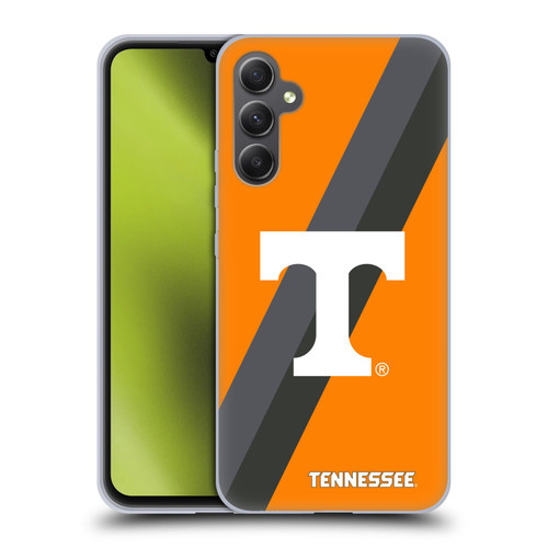 University Of Tennessee UTK University Of Tennessee Knoxville Stripes Soft Gel Case for Samsung Galaxy A34 5G