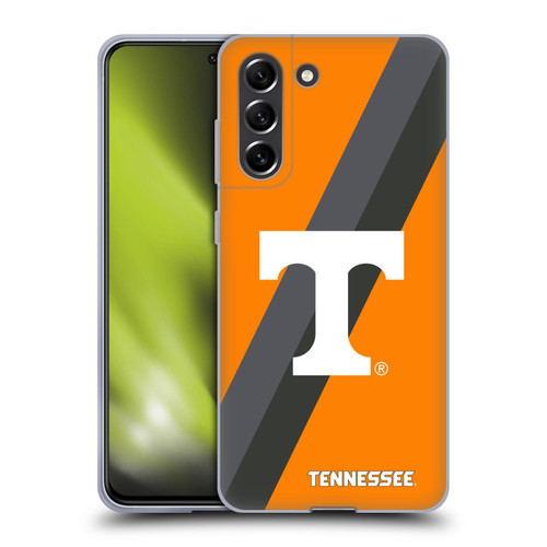 University Of Tennessee UTK University Of Tennessee Knoxville Stripes Soft Gel Case for Samsung Galaxy S21 FE 5G