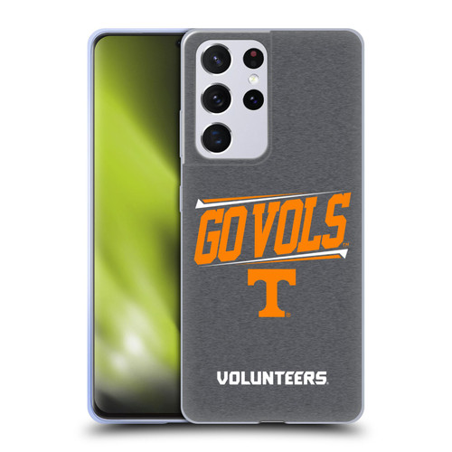 University Of Tennessee UTK University Of Tennessee Knoxville Double Bar Soft Gel Case for Samsung Galaxy S21 Ultra 5G