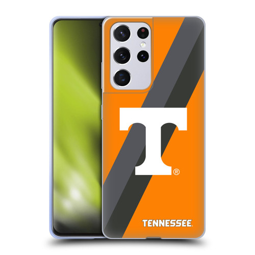 University Of Tennessee UTK University Of Tennessee Knoxville Stripes Soft Gel Case for Samsung Galaxy S21 Ultra 5G