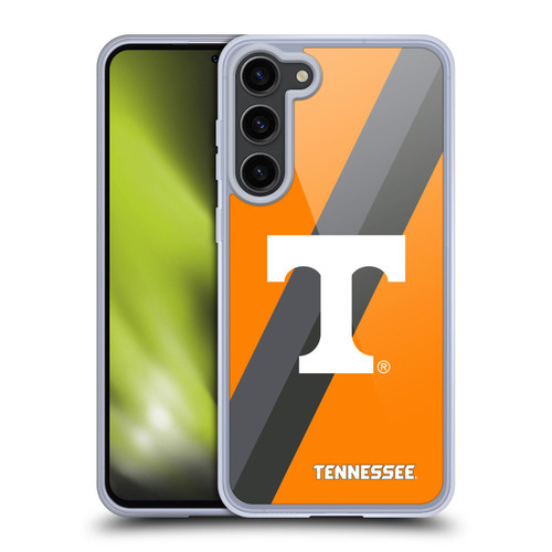 University Of Tennessee UTK University Of Tennessee Knoxville Stripes Soft Gel Case for Samsung Galaxy S23+ 5G