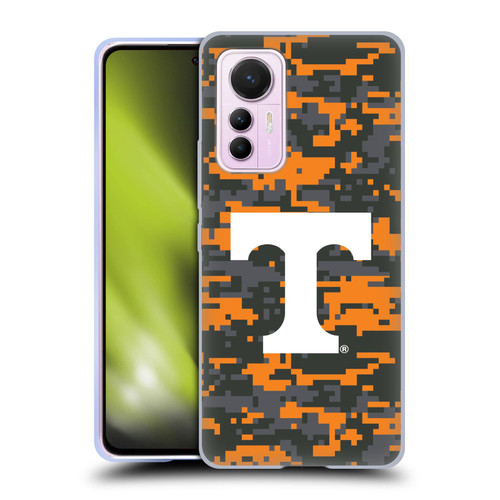 University Of Tennessee UTK University Of Tennessee Knoxville Digital Camouflage Soft Gel Case for Xiaomi 12 Lite