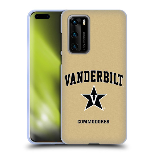 Vanderbilt University Vandy Vanderbilt University Campus Logotype Soft Gel Case for Huawei P40 5G