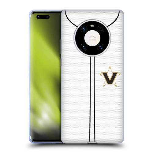 Vanderbilt University Vandy Vanderbilt University Baseball Jersey Soft Gel Case for Huawei Mate 40 Pro 5G