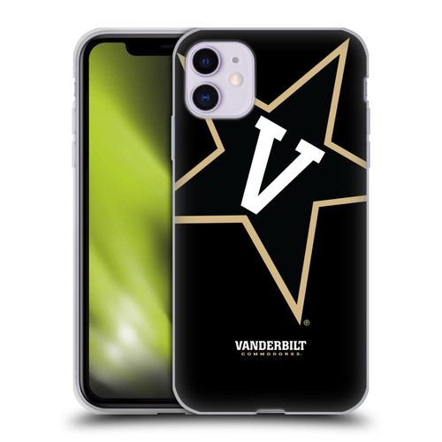 Vanderbilt University Vandy Vanderbilt University Oversized Icon Soft Gel Case for Apple iPhone 11