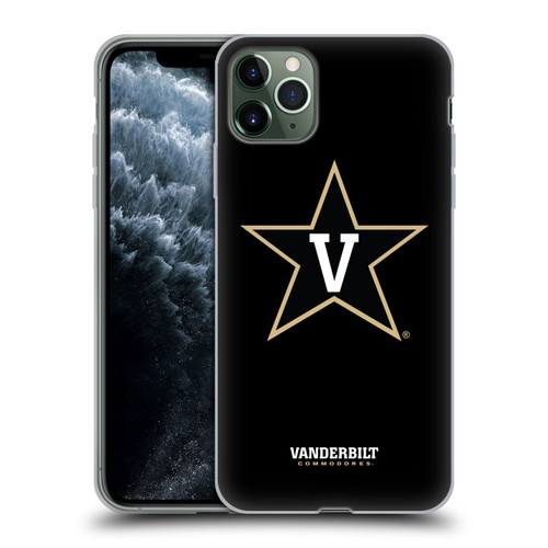 Vanderbilt University Vandy Vanderbilt University Plain Soft Gel Case for Apple iPhone 11 Pro Max