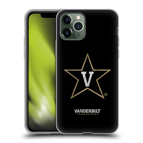 Vanderbilt University Vandy Vanderbilt University Distressed Look Soft Gel Case for Apple iPhone 11 Pro