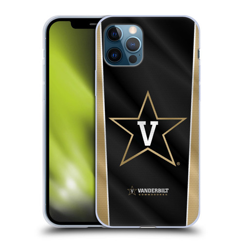 Vanderbilt University Vandy Vanderbilt University Banner Soft Gel Case for Apple iPhone 12 / iPhone 12 Pro