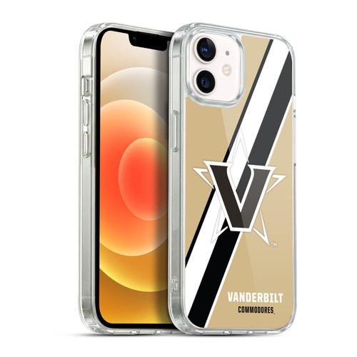 Vanderbilt University Vandy Vanderbilt University Stripes Soft Gel Case for Apple iPhone 12 / iPhone 12 Pro & MagSafe