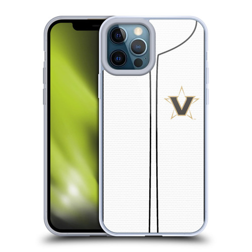Vanderbilt University Vandy Vanderbilt University Baseball Jersey Soft Gel Case for Apple iPhone 12 Pro Max