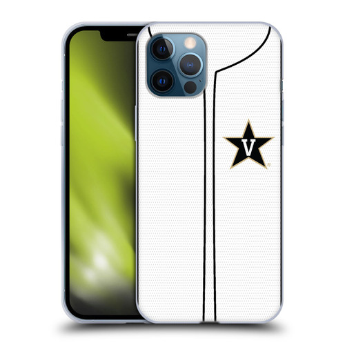 Vanderbilt University Vandy Vanderbilt University Baseball Jersey Soft Gel Case for Apple iPhone 12 Pro Max