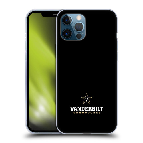 Vanderbilt University Vandy Vanderbilt University Logotype Soft Gel Case for Apple iPhone 12 Pro Max