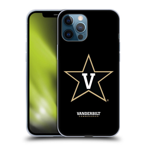 Vanderbilt University Vandy Vanderbilt University Plain Soft Gel Case for Apple iPhone 12 Pro Max