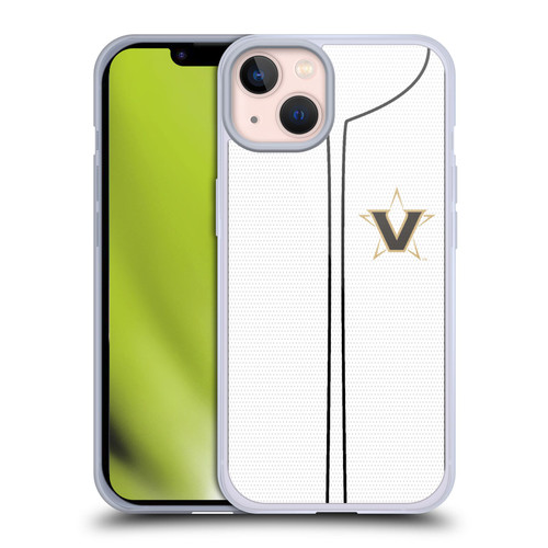 Vanderbilt University Vandy Vanderbilt University Baseball Jersey Soft Gel Case for Apple iPhone 13