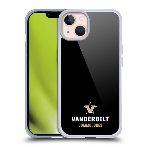 Vanderbilt University Vandy Vanderbilt University Logotype Soft Gel Case for Apple iPhone 13
