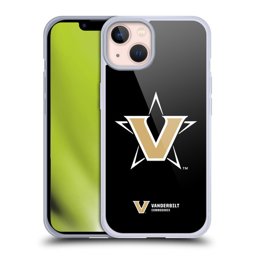 Vanderbilt University Vandy Vanderbilt University Plain Soft Gel Case for Apple iPhone 13