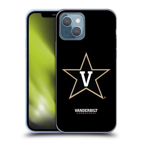 Vanderbilt University Vandy Vanderbilt University Plain Soft Gel Case for Apple iPhone 13