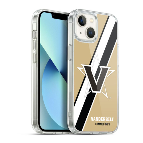 Vanderbilt University Vandy Vanderbilt University Stripes Soft Gel Case for Apple iPhone 13