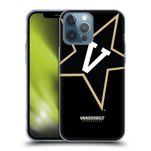 Vanderbilt University Vandy Vanderbilt University Oversized Icon Soft Gel Case for Apple iPhone 13 Pro Max