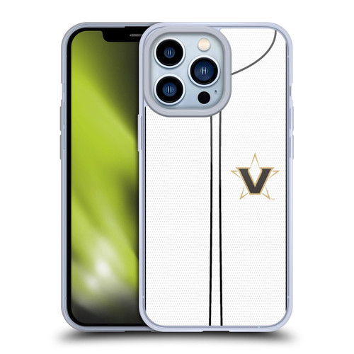 Vanderbilt University Vandy Vanderbilt University Baseball Jersey Soft Gel Case for Apple iPhone 13 Pro