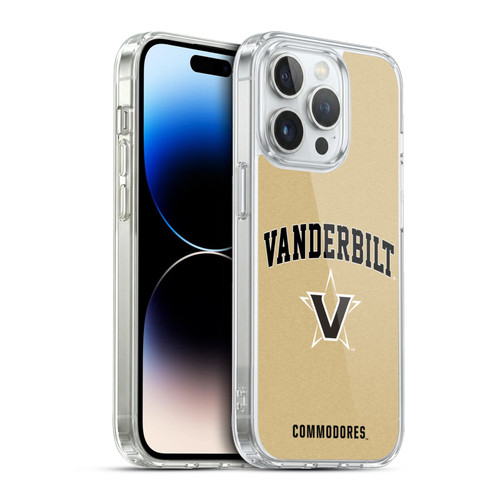 Vanderbilt University Vandy Vanderbilt University Campus Logotype Soft Gel Case for Apple iPhone 13 Pro & MagSafe