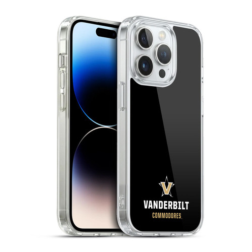 Vanderbilt University Vandy Vanderbilt University Logotype Soft Gel Case for Apple iPhone 13 Pro & MagSafe
