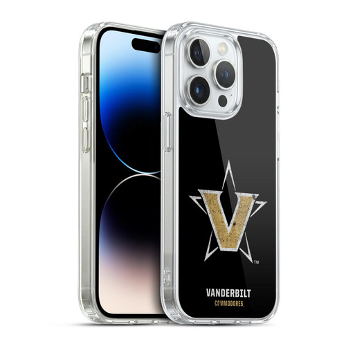 Vanderbilt University Vandy Vanderbilt University Distressed Look Soft Gel Case for Apple iPhone 13 Pro & MagSafe