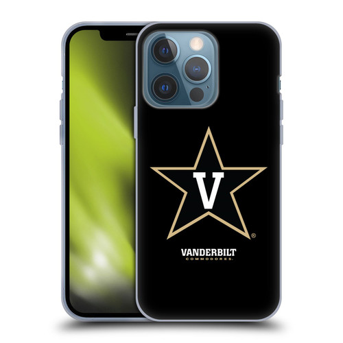 Vanderbilt University Vandy Vanderbilt University Plain Soft Gel Case for Apple iPhone 13 Pro