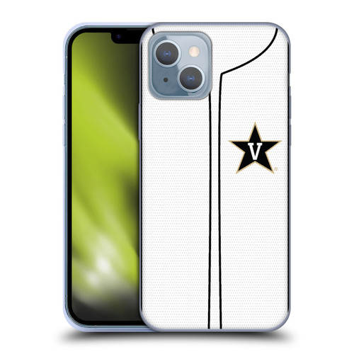 Vanderbilt University Vandy Vanderbilt University Baseball Jersey Soft Gel Case for Apple iPhone 14