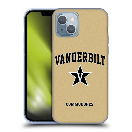 Vanderbilt University Vandy Vanderbilt University Campus Logotype Soft Gel Case for Apple iPhone 14