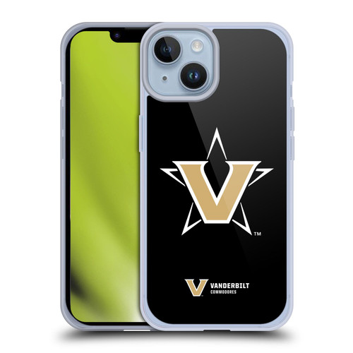 Vanderbilt University Vandy Vanderbilt University Plain Soft Gel Case for Apple iPhone 14