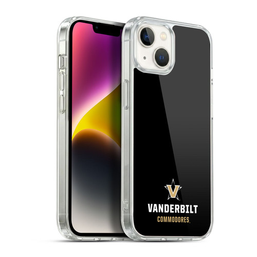 Vanderbilt University Vandy Vanderbilt University Logotype Soft Gel Case for Apple iPhone 14 Plus & MagSafe