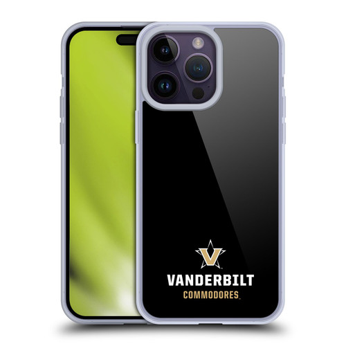 Vanderbilt University Vandy Vanderbilt University Logotype Soft Gel Case for Apple iPhone 14 Pro Max