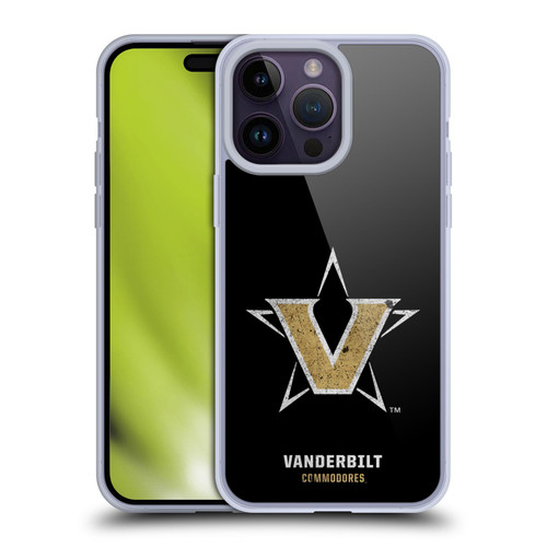 Vanderbilt University Vandy Vanderbilt University Distressed Look Soft Gel Case for Apple iPhone 14 Pro Max
