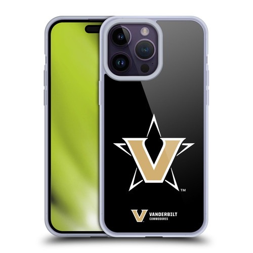 Vanderbilt University Vandy Vanderbilt University Plain Soft Gel Case for Apple iPhone 14 Pro Max