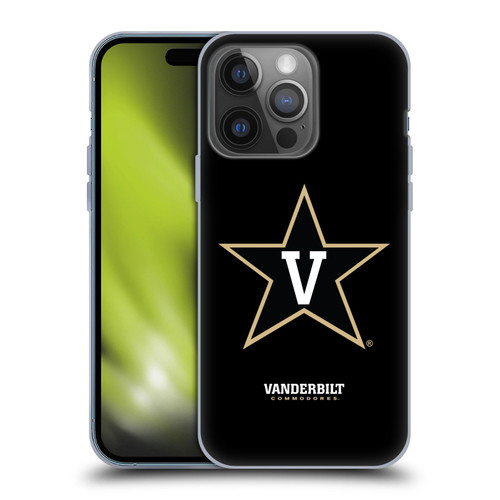 Vanderbilt University Vandy Vanderbilt University Plain Soft Gel Case for Apple iPhone 14 Pro