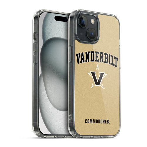 Vanderbilt University Vandy Vanderbilt University Campus Logotype Soft Gel Case for Apple iPhone 15 & MagSafe
