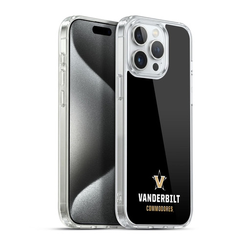 Vanderbilt University Vandy Vanderbilt University Logotype Soft Gel Case for Apple iPhone 15 Pro Max & MagSafe