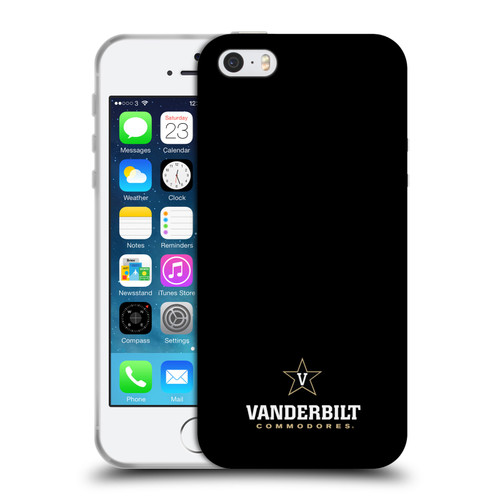 Vanderbilt University Vandy Vanderbilt University Logotype Soft Gel Case for Apple iPhone 5 / 5s / iPhone SE 2016