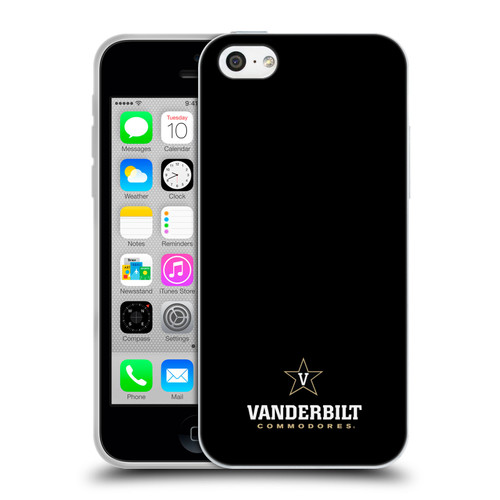 Vanderbilt University Vandy Vanderbilt University Logotype Soft Gel Case for Apple iPhone 5c