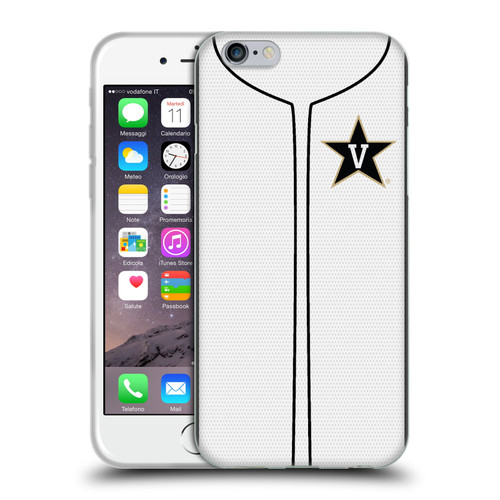 Vanderbilt University Vandy Vanderbilt University Baseball Jersey Soft Gel Case for Apple iPhone 6 / iPhone 6s