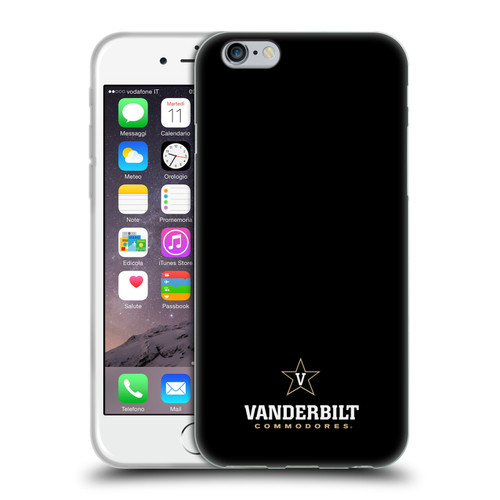 Vanderbilt University Vandy Vanderbilt University Logotype Soft Gel Case for Apple iPhone 6 / iPhone 6s