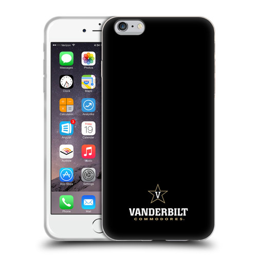 Vanderbilt University Vandy Vanderbilt University Logotype Soft Gel Case for Apple iPhone 6 Plus / iPhone 6s Plus