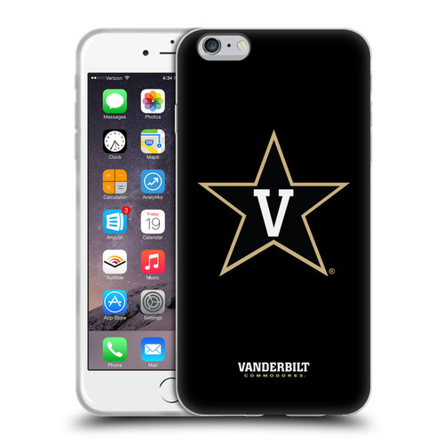 Vanderbilt University Vandy Vanderbilt University Plain Soft Gel Case for Apple iPhone 6 Plus / iPhone 6s Plus