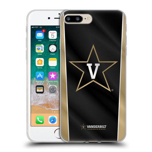 Vanderbilt University Vandy Vanderbilt University Banner Soft Gel Case for Apple iPhone 7 Plus / iPhone 8 Plus