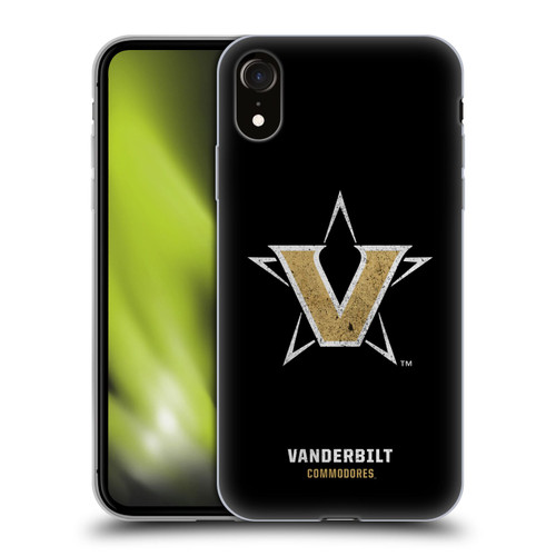 Vanderbilt University Vandy Vanderbilt University Distressed Look Soft Gel Case for Apple iPhone XR