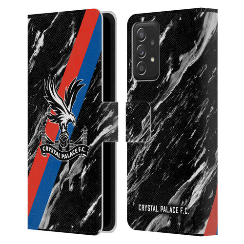 Crystal Palace FC Crest Black Marble Leather Book Wallet Case Cover For Samsung Galaxy A53 5G (2022)