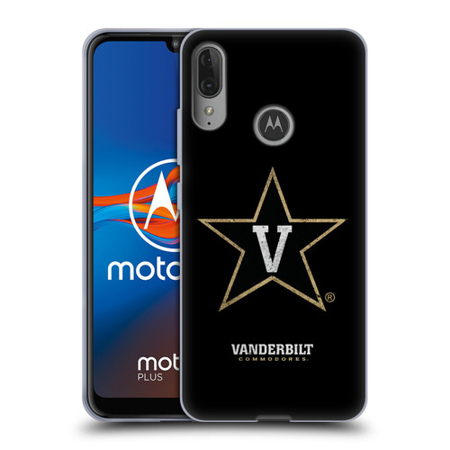 Vanderbilt University Vandy Vanderbilt University Distressed Look Soft Gel Case for Motorola Moto E6 Plus